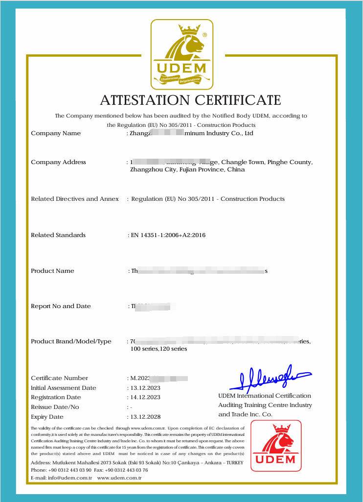 UDEM国际公告机构证书-CPR（NB2292)